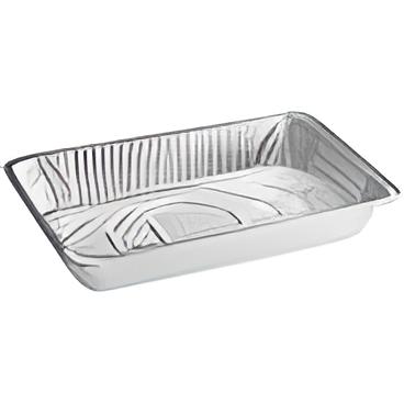 Deep full size aluminum foil container (50 count) for catering, baking, and professional food service.
