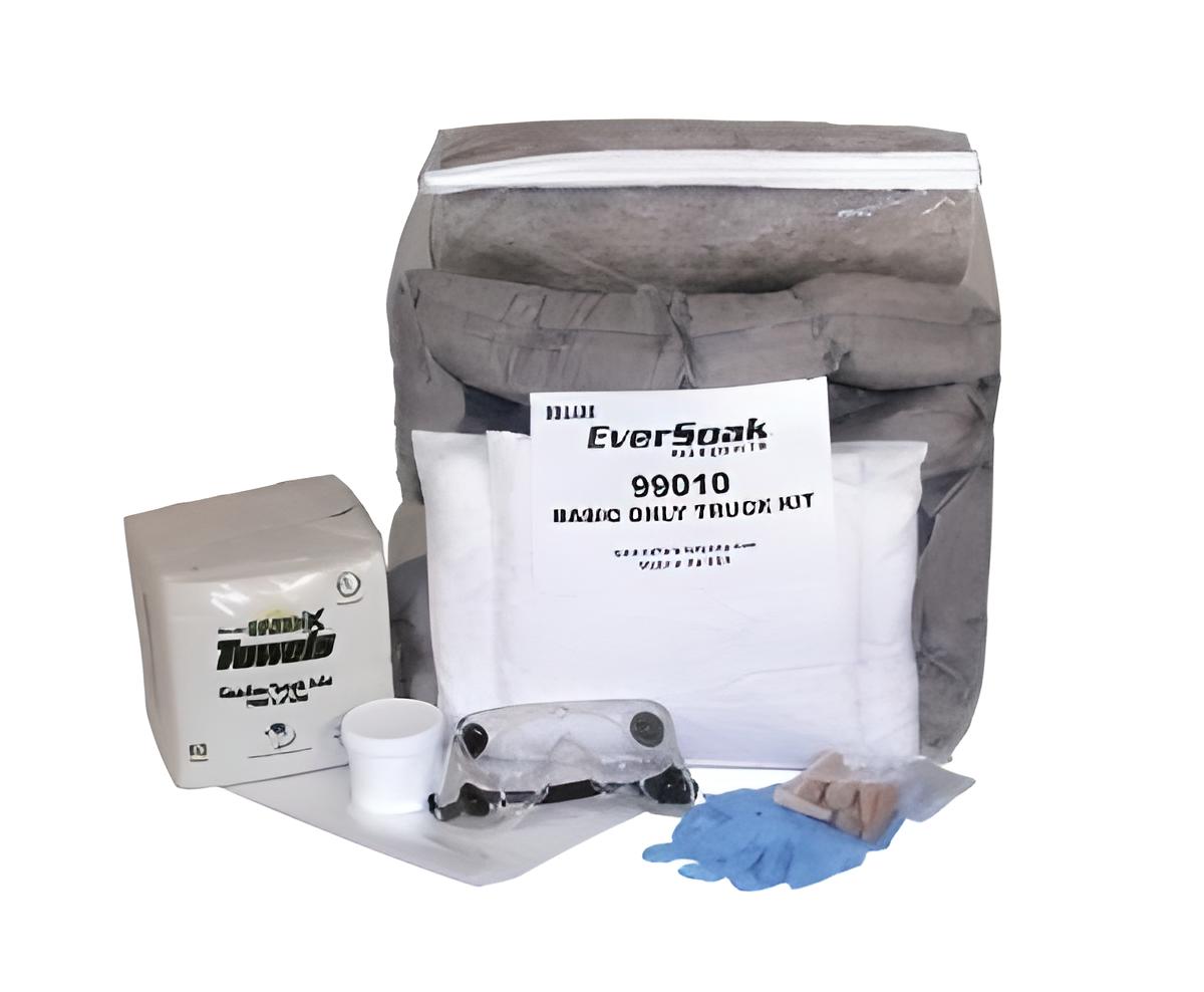 General Purpose Recycled Sorbents Truck Spill Kit 99010 for quick response to oil, coolant, and chemical leaks.