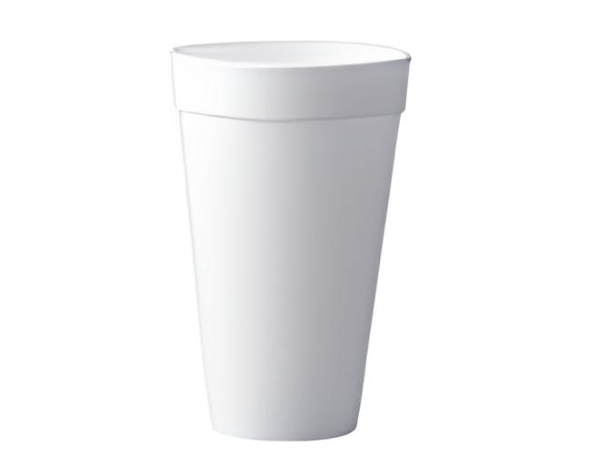 Bulk case of 500 white 16oz Styrofoam cups (SM16C) ideal for insulating hot or cold drinks.