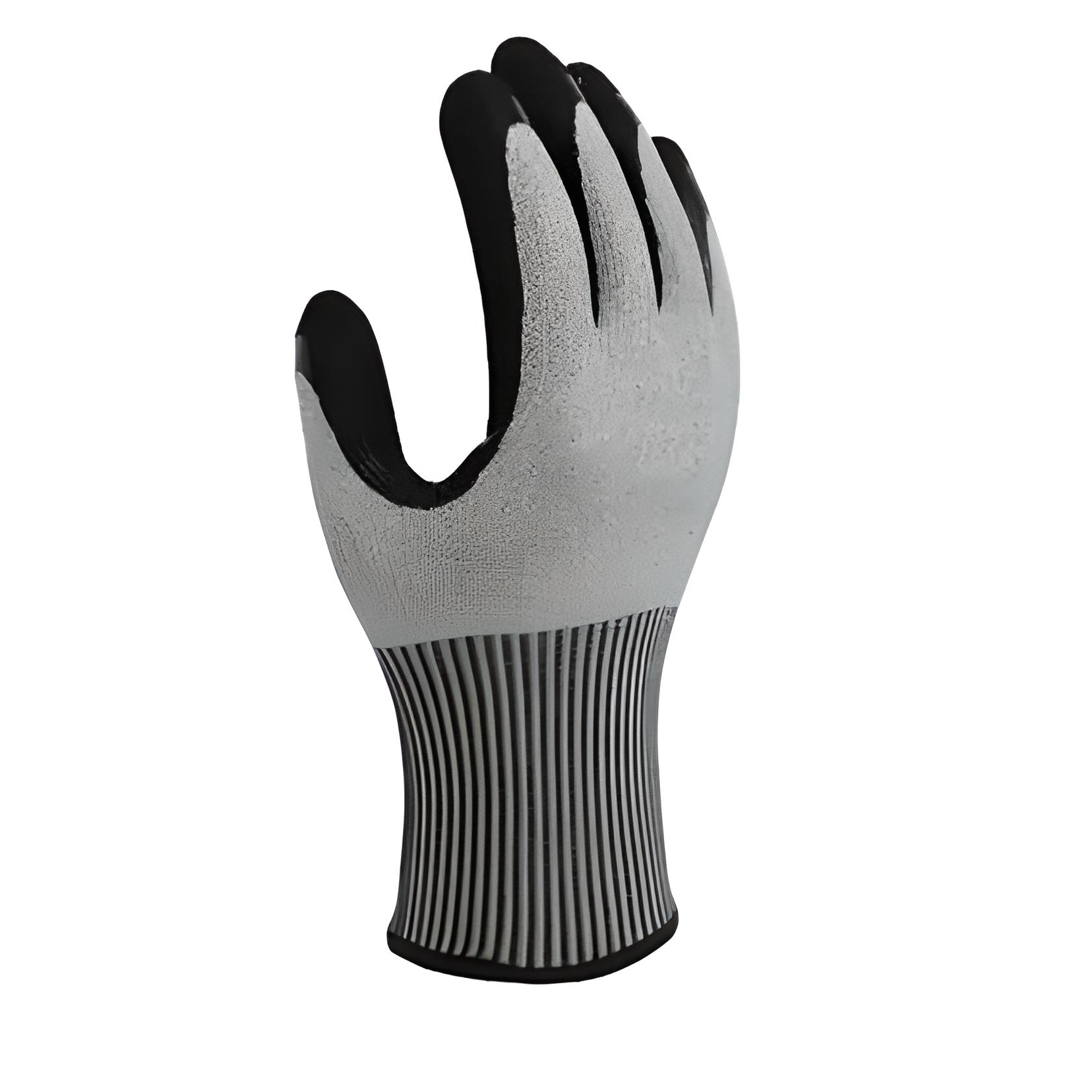 Medium Cut Resistant Level 6 Gloves with Knuckle Bumpers, Glass Fibre Liner, and Polyurethane Palm Coating.