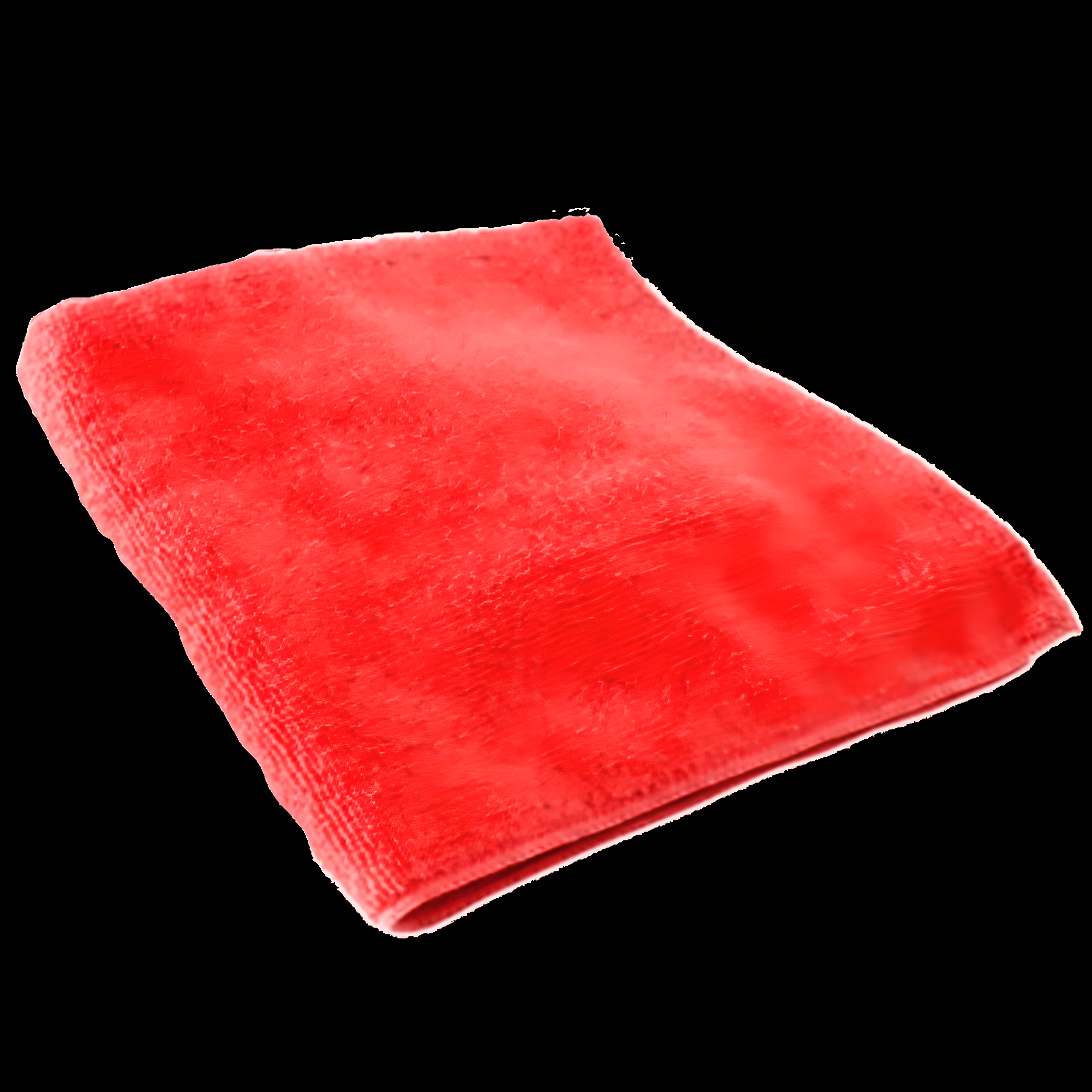 Red Nanotech Microfiber Cleaning Cloths, 5-pack, for streak-free detailing.
