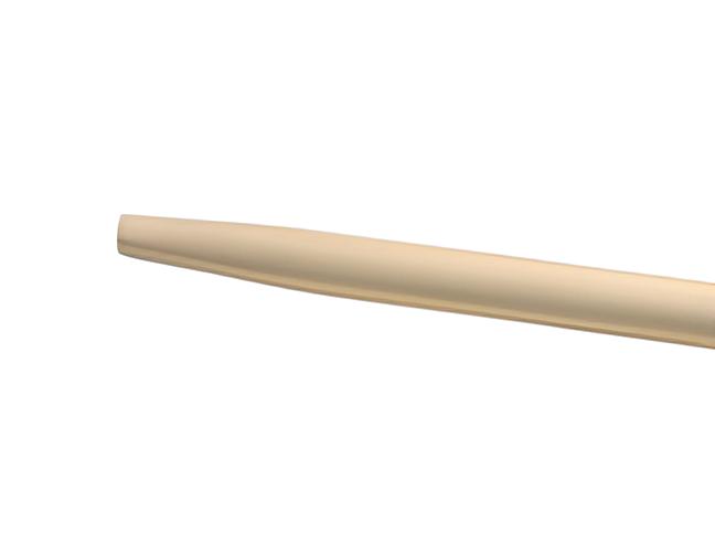 Durable 54-inch tapered wood broom handle replacement for standard cleaning heads.