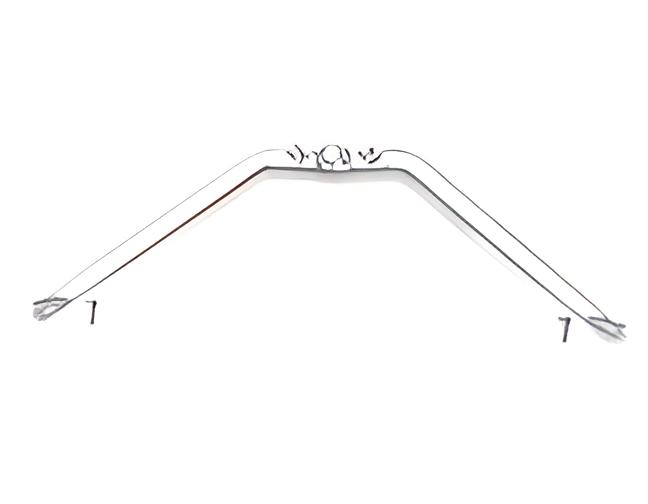 Heavy-duty large metal V-brace for commercial broom handle reinforcement and stability