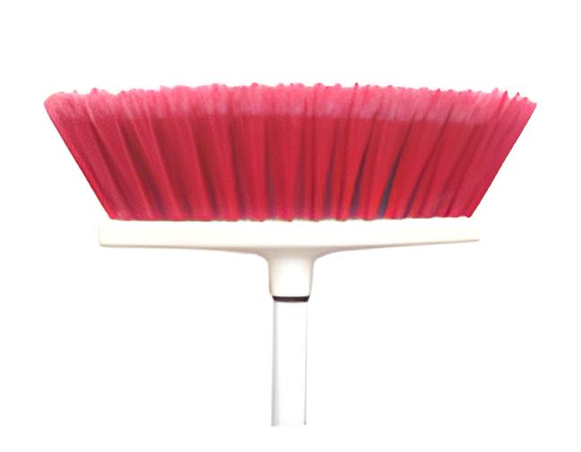 Small magnetic corner broom block (MB91EC-100) for tight space industrial cleaning.