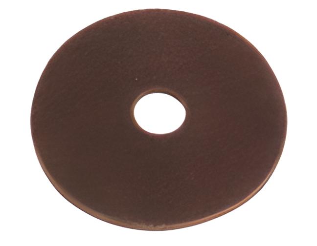 18-inch Brown Stripping Pad for professional floor maintenance and heavy-duty finish removal.