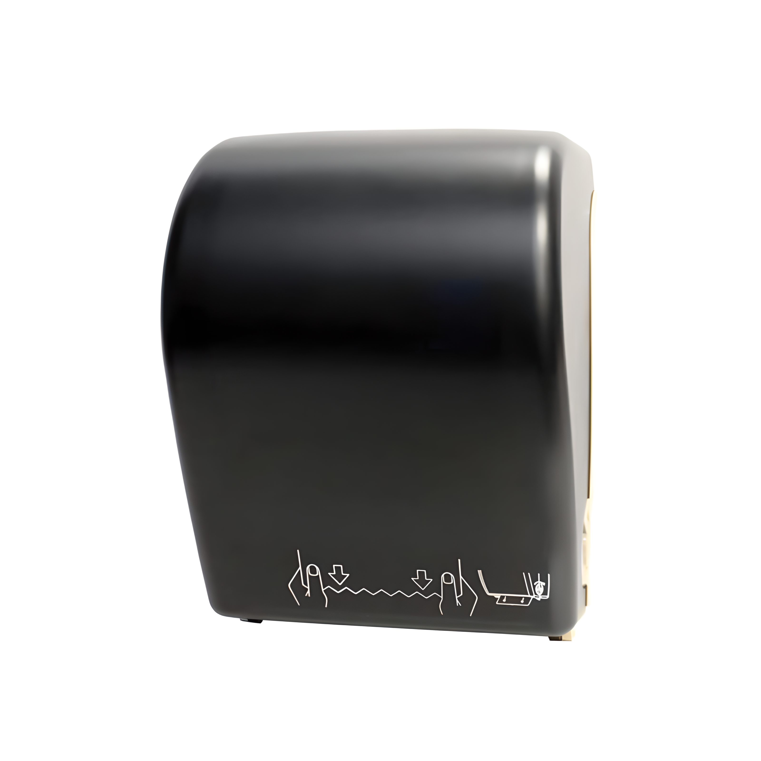 Kimberly-Clark 09996 KC Auto Cut Roll Towel Dispenser, gray commercial restroom fixture.