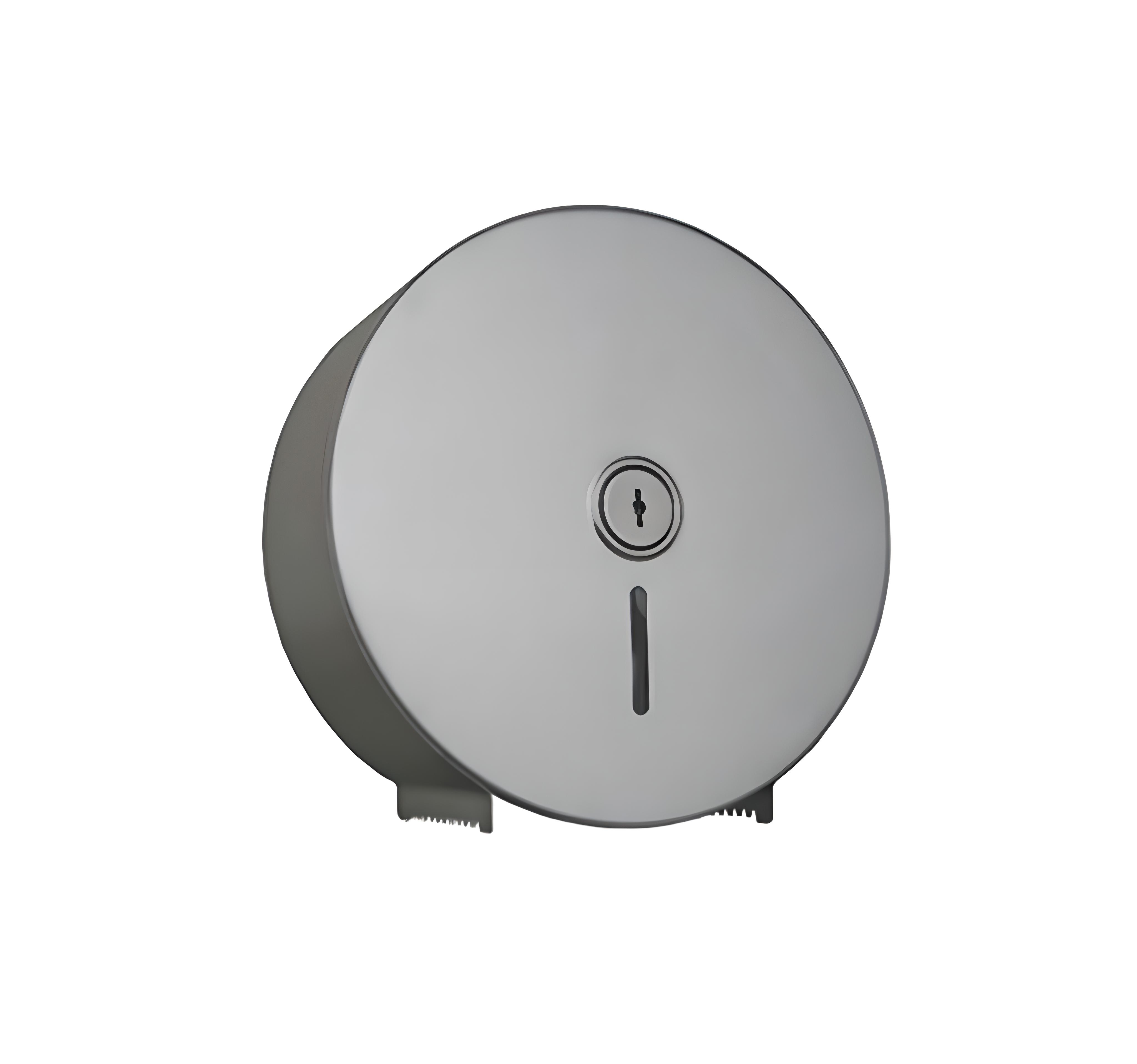 Stainless steel jumbo toilet paper dispenser (2000S) for high-traffic commercial restrooms, case of 6.